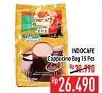 Promo Harga Indocafe Cappuccino per 15 sachet 25 gr - Hypermart