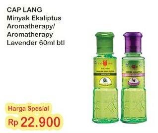Promo Harga Cap Lang Minyak Ekaliptus Aromatherapy Kecuali Original, Kecuali Lavender 60 ml - Indomaret