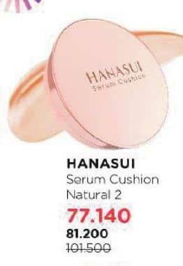 Promo Harga Hanasui Serum Cushion 02 Natural 15 gr - Watsons