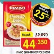 Promo Harga Kimbo Smoked Beef 200 gr - Superindo
