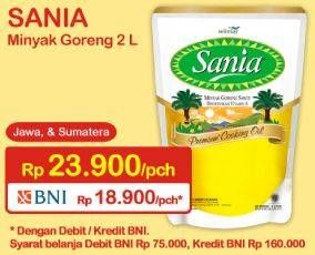 Promo Harga SANIA Minyak Goreng 2 ltr - Indomaret