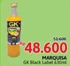 Promo Harga GK Syrup Markisa Asli Black Label 630 ml - Alfamidi