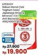 Promo Harga Lifebuoy Body Wash Yoghurt Care, Japanese Shiso Mineral Clay, 3 In 1 450 ml - Indomaret