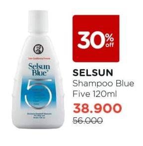Promo Harga SELSUN Shampoo Blue Five 120 ml - Watsons