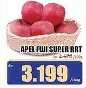 Promo Harga Apel Fuji Super RRT per 100 gr - Hari Hari