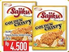 Promo Harga Ajinomoto Sajiku Tepung Bumbu Golden Crispy 200 gr - Hypermart