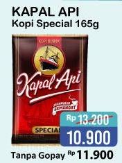 Promo Harga Kapal Api Kopi Bubuk Special 165 gr - Alfamart