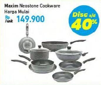 Promo Harga MAXIM Neostone Enhanced Ceramic Nonstick  - Carrefour