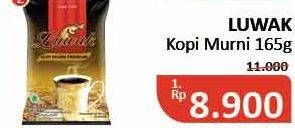 Promo Harga Luwak Kopi Murni Premium 165 gr - Alfamidi