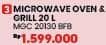 Promo Harga Beko MGC 20130 BFB Microwave Oven  - COURTS