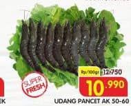 Promo Harga Udang Pancet AK 50-60 per 100 gr - Superindo