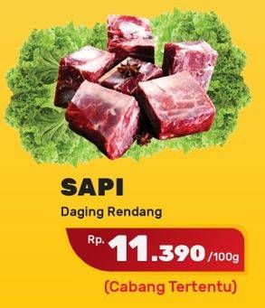 Promo Harga Daging Rendang Sapi Sapi per 100 gr - Yogya