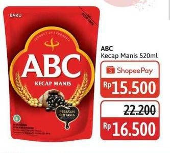 Promo Harga ABC Kecap Manis 520 ml - Alfamidi