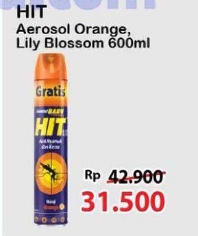 Promo Harga HIT Aerosol Orange, Lilly Blossom 675 ml - Alfamart