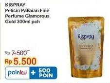 Promo Harga Kispray Pelicin Pakaian Glamorous Gold 300 ml - Indomaret