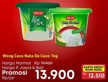 Promo Harga WONG COCO Nata De Coco 1 kg - Carrefour
