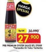 Promo Harga PRB Premium Oyster sauce 270 gr - Superindo