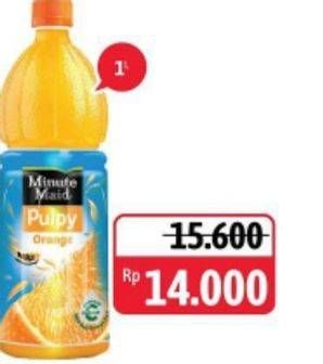 Promo Harga MINUTE MAID Juice Pulpy Pulpy Orange 1 ltr - Alfamidi