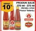 Promo Harga ABC/ INDOFOOD/ DEL MONTE Sauce  - Giant