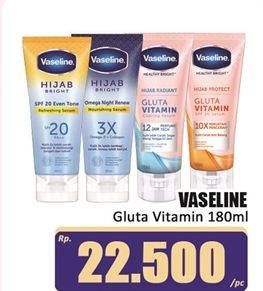 Promo Harga Vaseline Healthy Bright Gluta-Hya Lotion 200 ml - Hari Hari