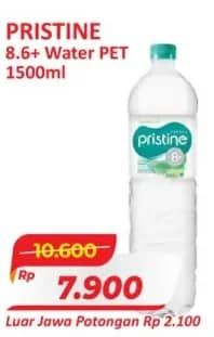 Promo Harga Pristine 8 Air Mineral 1500 ml - Alfamart