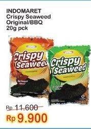 Promo Harga INDOMARET Crispy Seaweed Barbeque, Original 20 gr - Indomaret