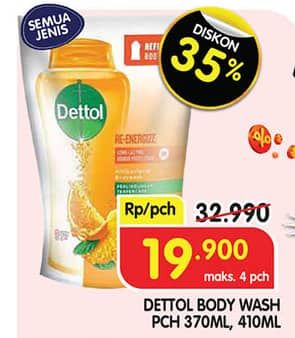Promo Harga Dettol Body Wash All Variants 370 ml - Superindo