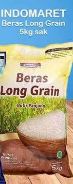 Promo Harga Indomaret Beras Long Grain 5000 gr - Indomaret
