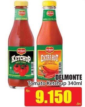 Promo Harga DEL MONTE Saus Tomat 340 ml - Hari Hari