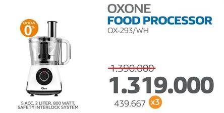 Promo Harga Oxone OX-293 Food Processor 2 ltr - Electronic City