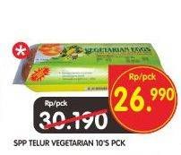 Promo Harga SPP Telur Vegetarian 10 pcs - Superindo