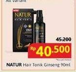 Promo Harga Natur Hair Tonic Gingseng 90 ml - Alfamidi