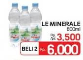 Promo Harga Le Minerale Air Mineral 600 ml - LotteMart