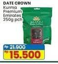 Promo Harga Date Crown Kurma Premium Emirates 250 gr - Indomaret