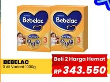 Promo Harga Bebelac 3 Susu Pertumbuhan All Variants 1000 gr - Yogya