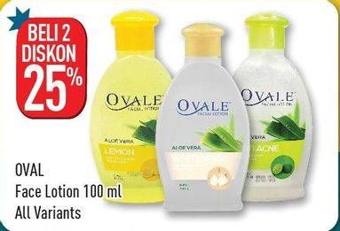 Promo Harga OVALE Facial Lotion All Variants per 2 botol 100 ml - Hypermart
