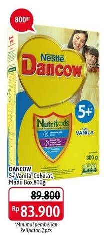 Promo Harga DANCOW Nutritods 5+ Cokelat, Vanila, Madu 800 gr - Alfamidi