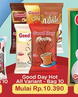 Promo Harga Good Day Instant Coffee 3 in 1 All Variants per 10 sachet 20 gr - Hypermart