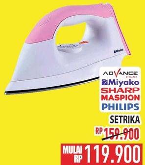 Promo Harga Advance/Miyako/Sharp/Maspion/Philips/Setrika  - Hypermart