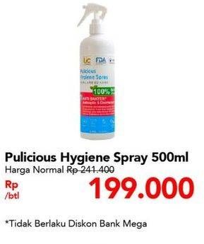 Promo Harga Pulicious Hygiene Spray 500 ml - Carrefour