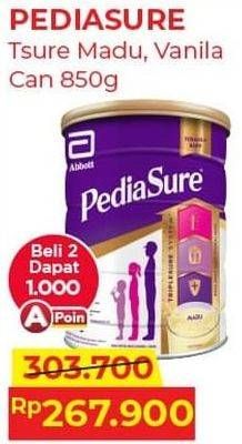 Promo Harga PEDIASURE Triplesure Vanila, Madu 850 gr - Alfamart