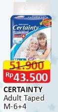 Promo Harga Certainty Adult Diapers M10 10 pcs - Alfamart