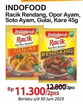 Promo Harga Indofood Bumbu Racik Special Rendang, Special Opor Ayam, Special Soto Ayam, Special Gulai, Special Kare 45 gr - Alfamart
