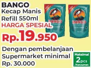 Promo Harga BANGO Kecap Manis 550 ml - Yogya