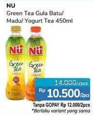 Promo Harga Nu Green Tea & Yogurt Tea  - Alfamidi