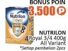 Promo Harga NUTRILON Royal 3/4 400 g All Variant  - Alfamidi