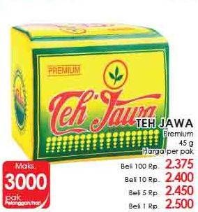 Promo Harga Teh Jawa Teh Celup Premium 45 gr - LotteMart