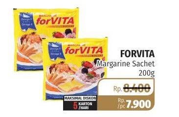 Promo Harga FORVITA Margarine 200 gr - Lotte Grosir