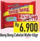 Promo Harga Beng-beng Wafer Chocolate per 3 pcs 20 gr - Hypermart