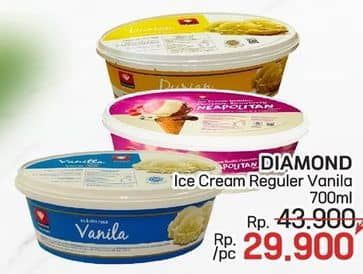 Promo Harga Diamond Ice Cream 700 ml - LotteMart